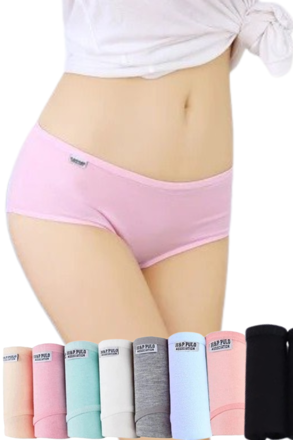 7Pcs Set Plus Size Cotton Panty – Soft & Breathable Women's Briefs (M-4XL)