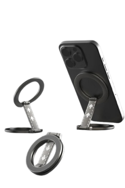 MagSafe Magnetic Phone Ring Stand – 360° Kickstand Grip for iPhone & Android