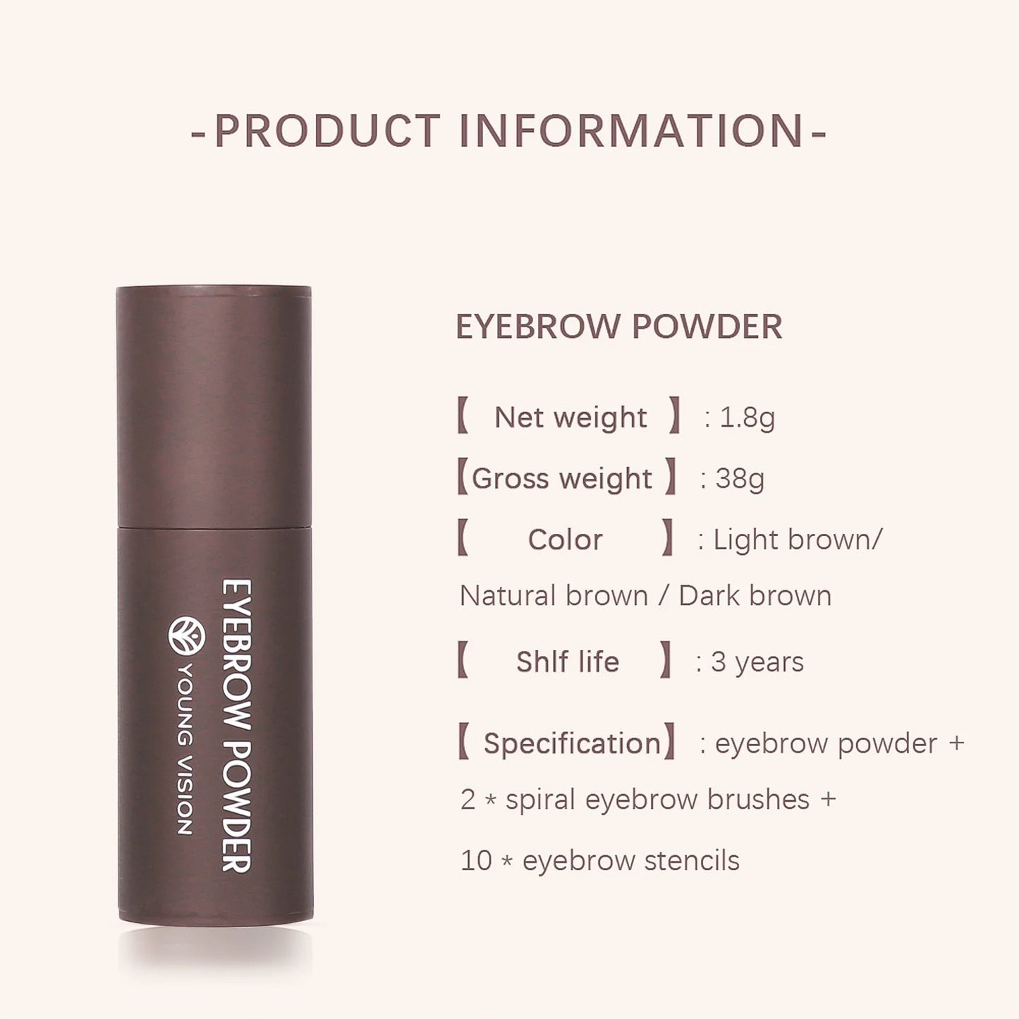 Eyebrow Stamp & Stencil Kit - Perfect Brows in Seconds
