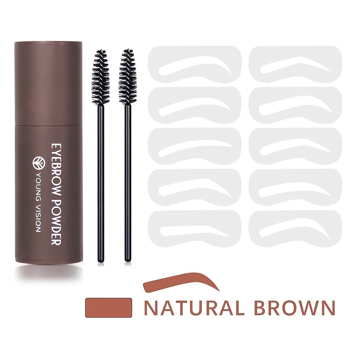 Eyebrow Stamp & Stencil Kit - Perfect Brows in Seconds