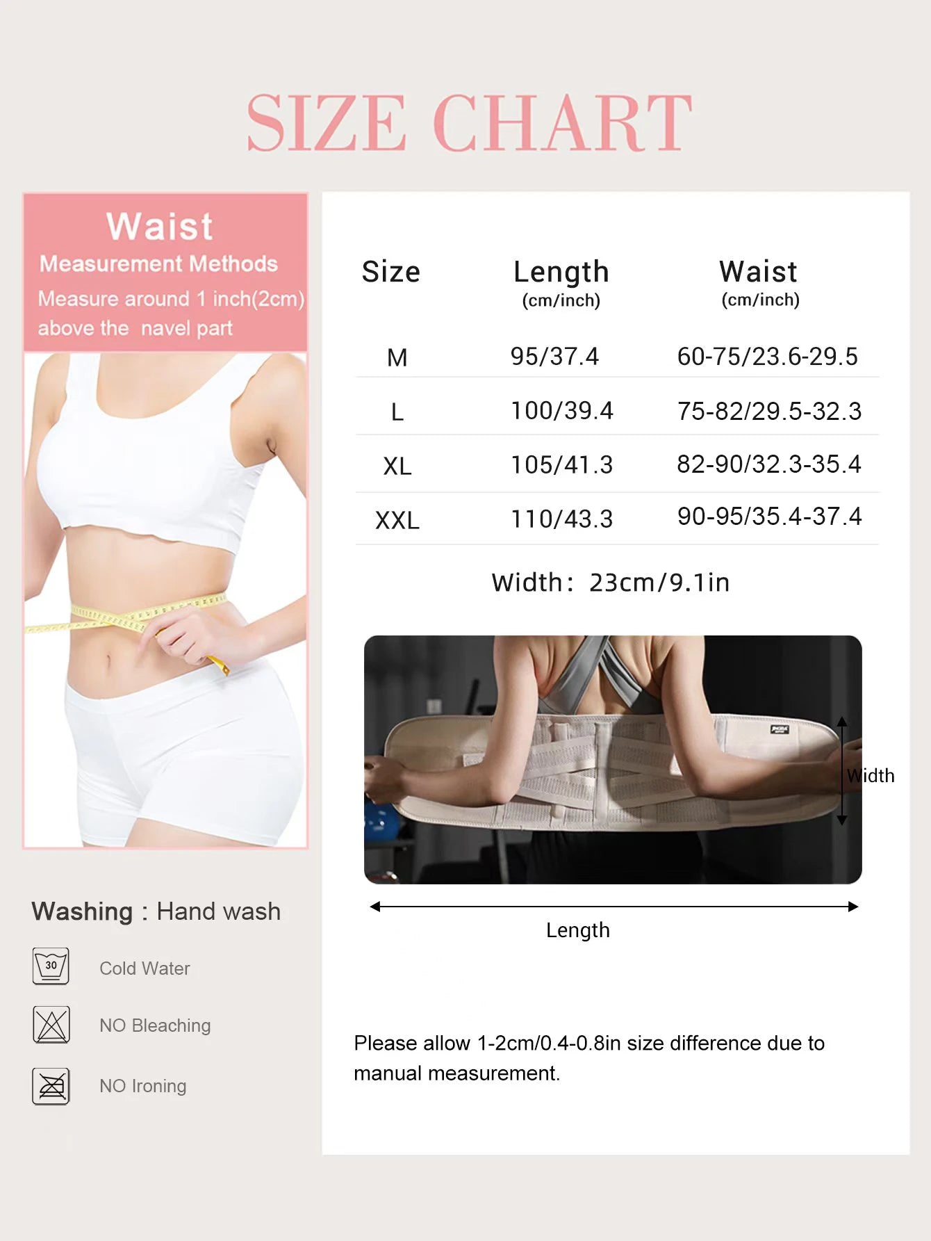 Waist Trainer Trimmer & Back Support – Perfect for Workouts & Weight Loss
