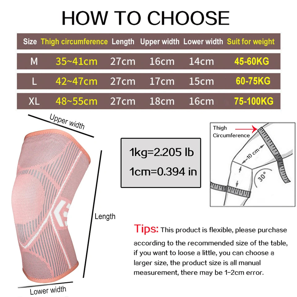 AOLIKES Knee Brace Support – Compression Sleeve for Fitness, Sports & Joint Protection