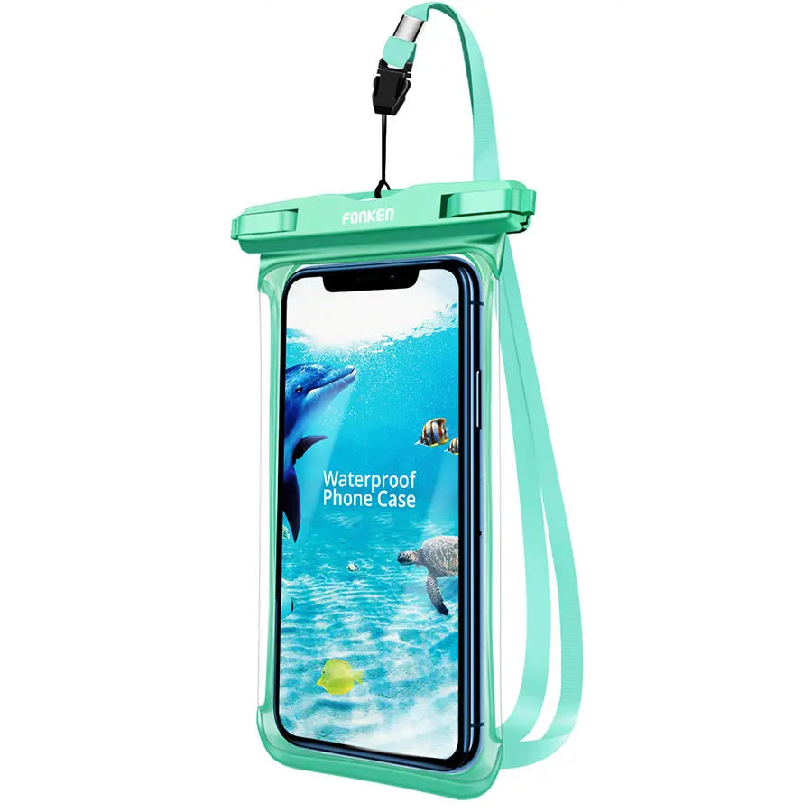FONKEN Full View Waterproof Phone Case – Underwater & Snowproof Dry Bag for Swimming & Outdoor Use