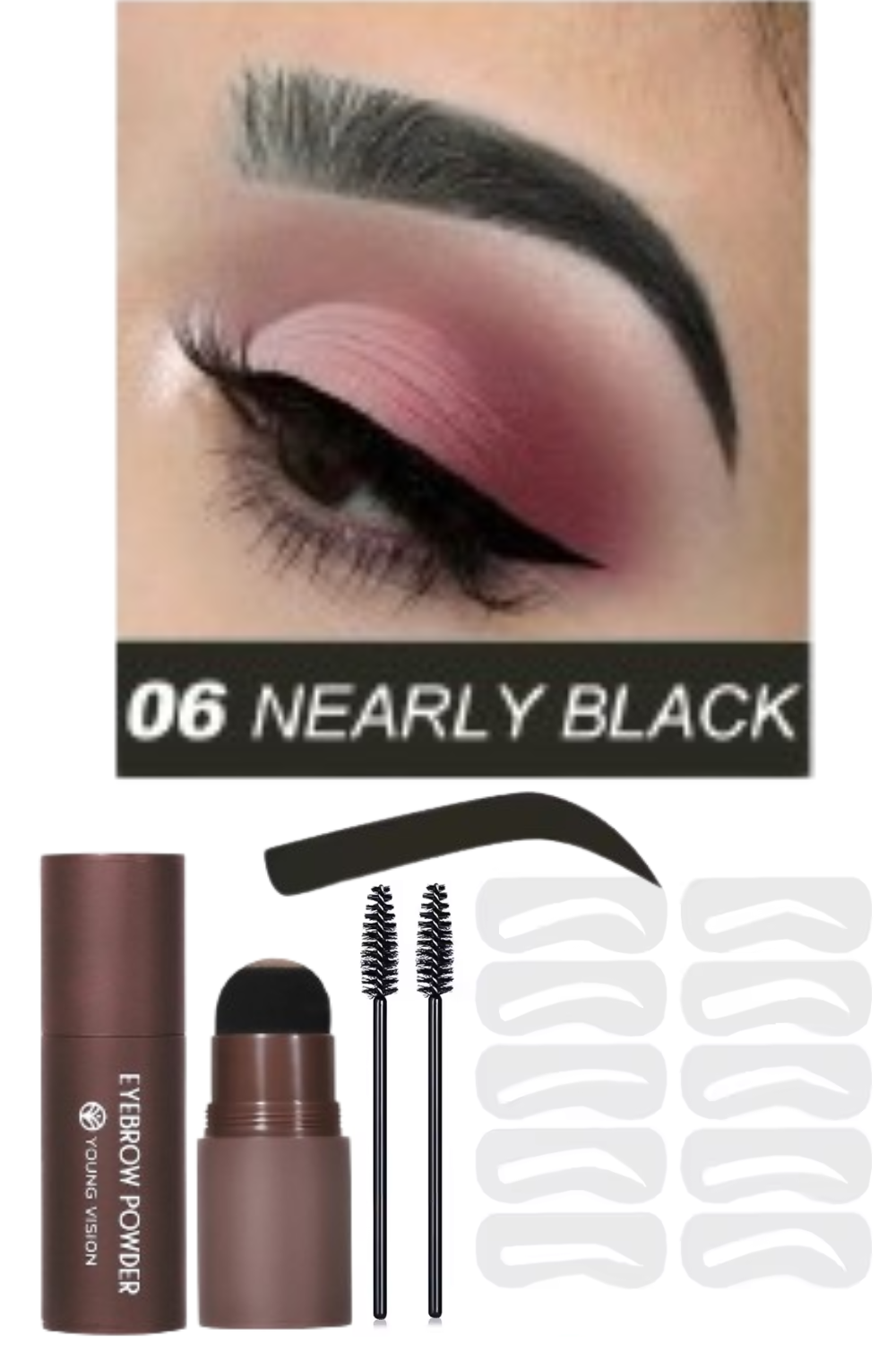 Eyebrow Stamp & Stencil Kit - Perfect Brows in Seconds