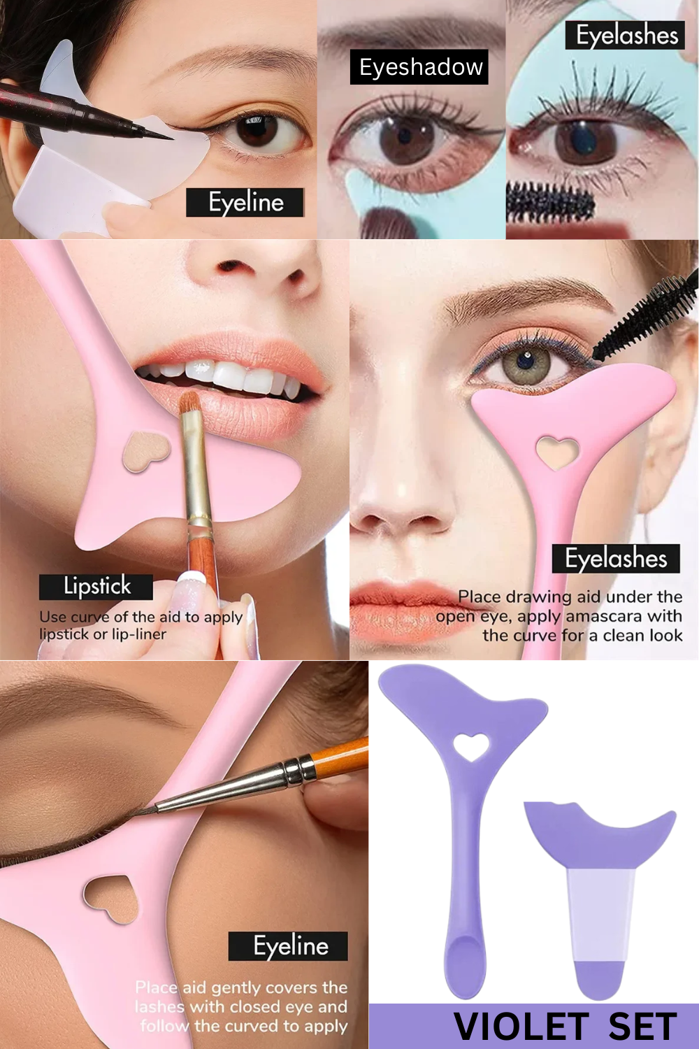 Multi-Functional Eyeliner Stencil – Easy Makeup Guide for Perfect Looks