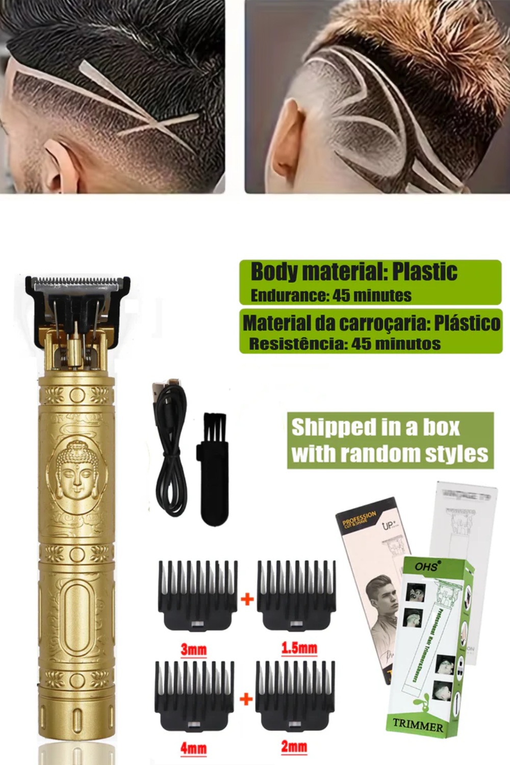T9 Professional Men’s Hair Clipper Shaver – Precision Beard & Hair Trimmer