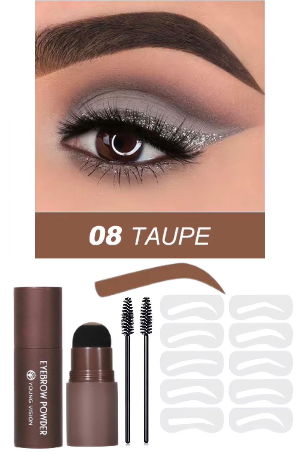 Eyebrow Stamp & Stencil Kit - Perfect Brows in Seconds