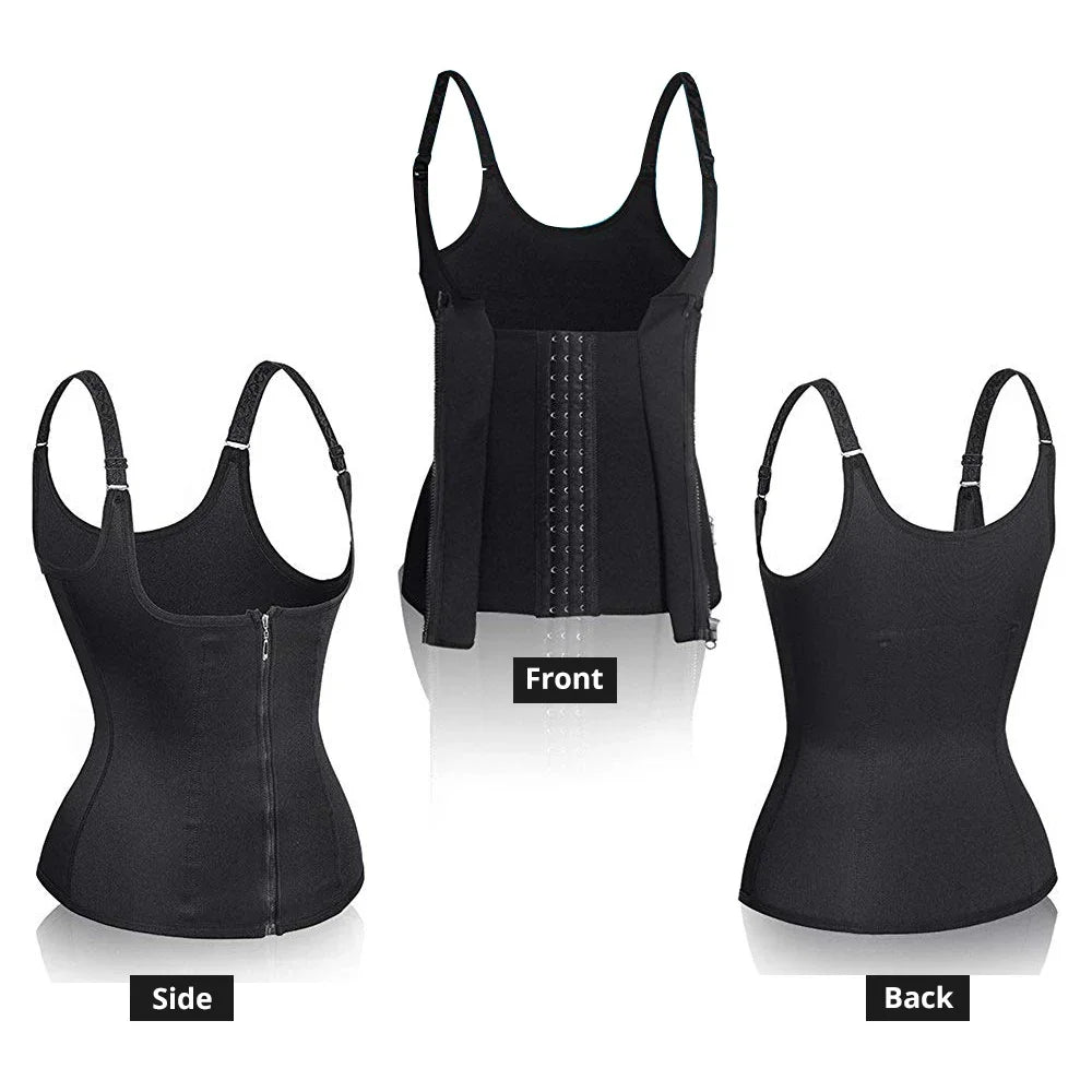 Waist Trainer Tank Top β Slimming Sleeveless Shaper for Women