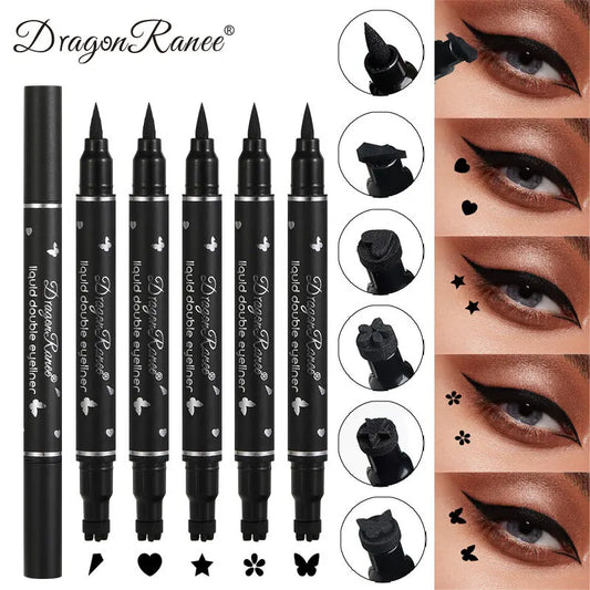 2-in-1 Double Head Star Stamp & Eyeliner – Waterproof & Smudge-Proof