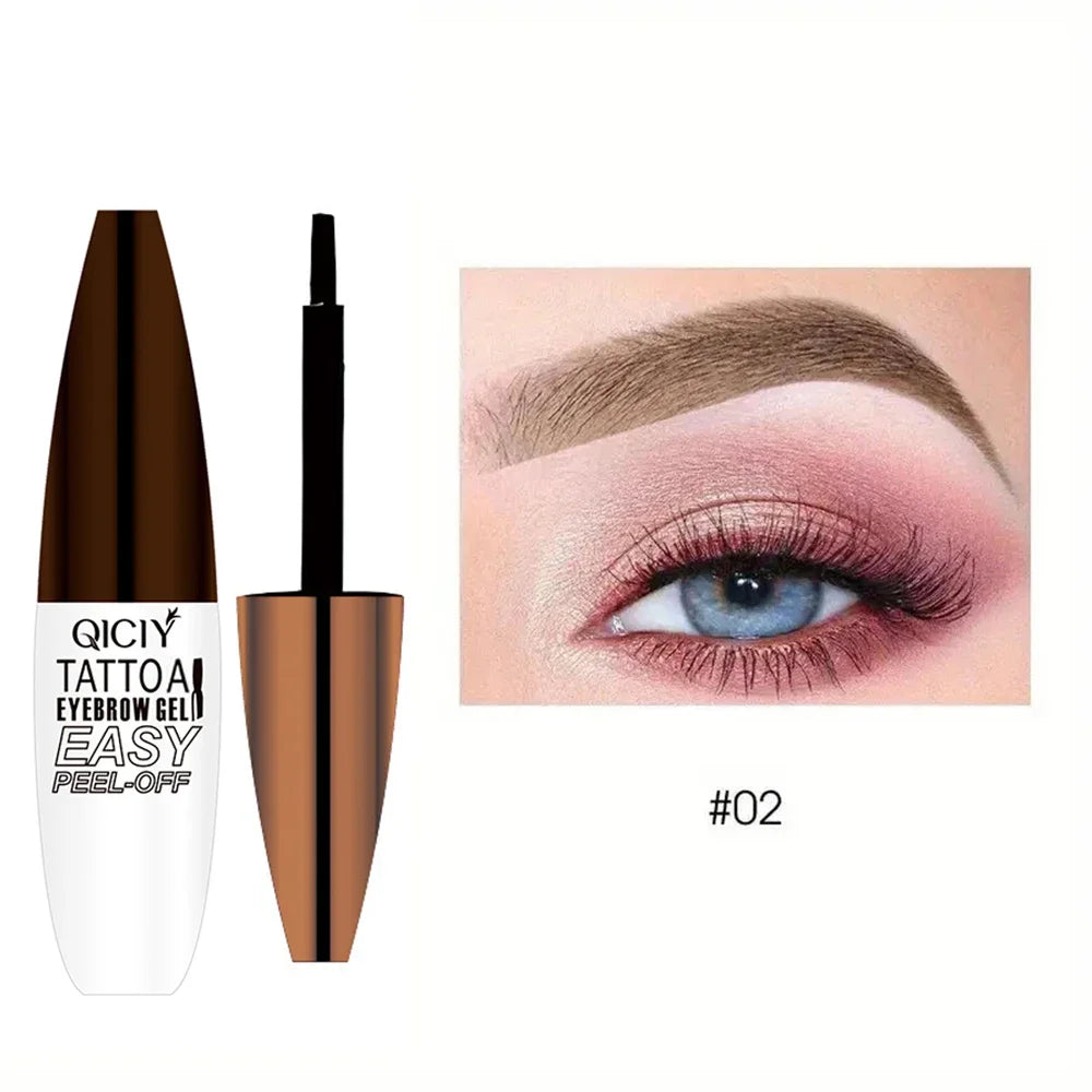 Easy Peel-Off Tattoo Eyebrow Gel – 3-Day Long-Lasting, Smudge-Proof & Waterproof!