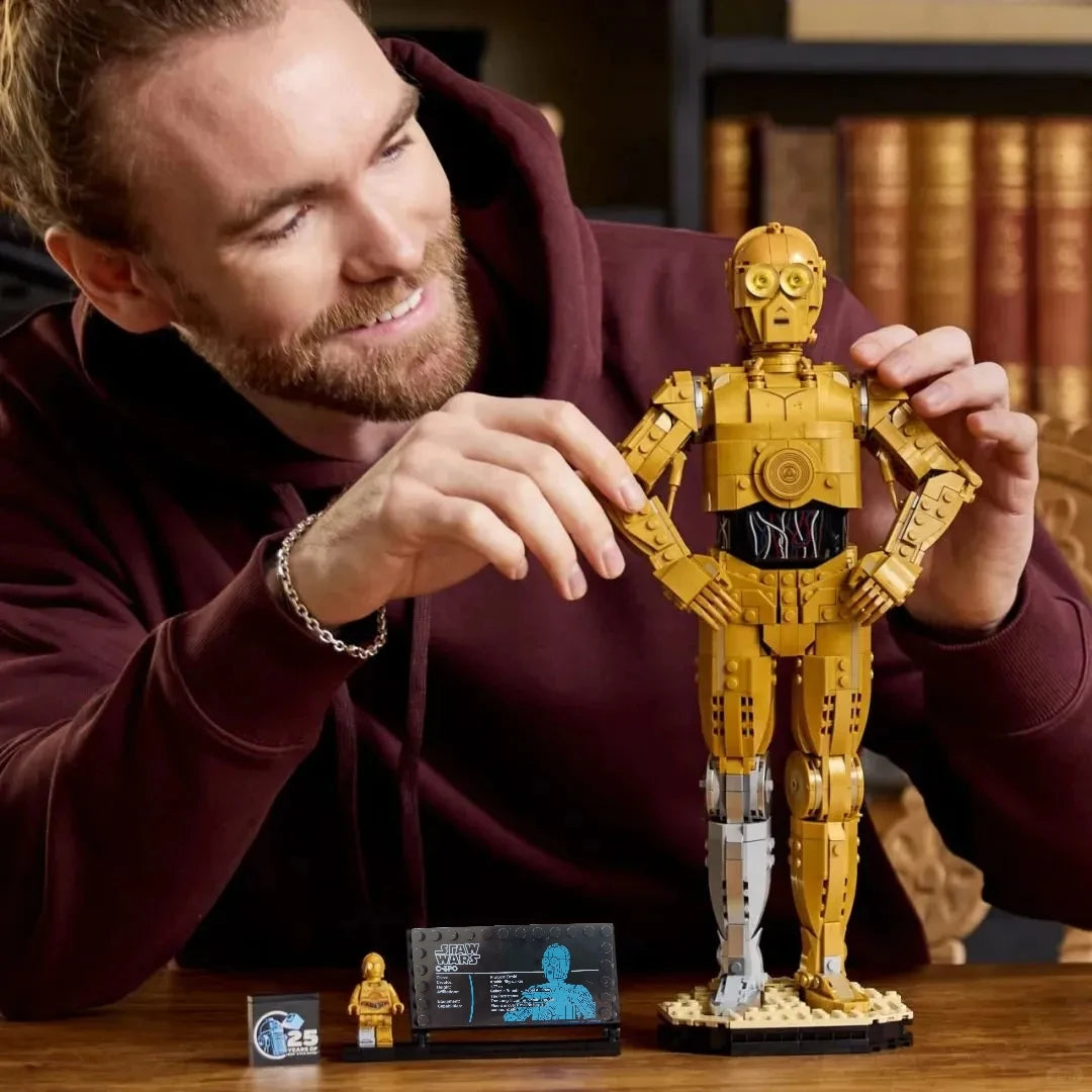 1138pcs UCS Star Battle C-3PO Robot Building Set – Union Bricks 75398 for Star Fans & Collectors
