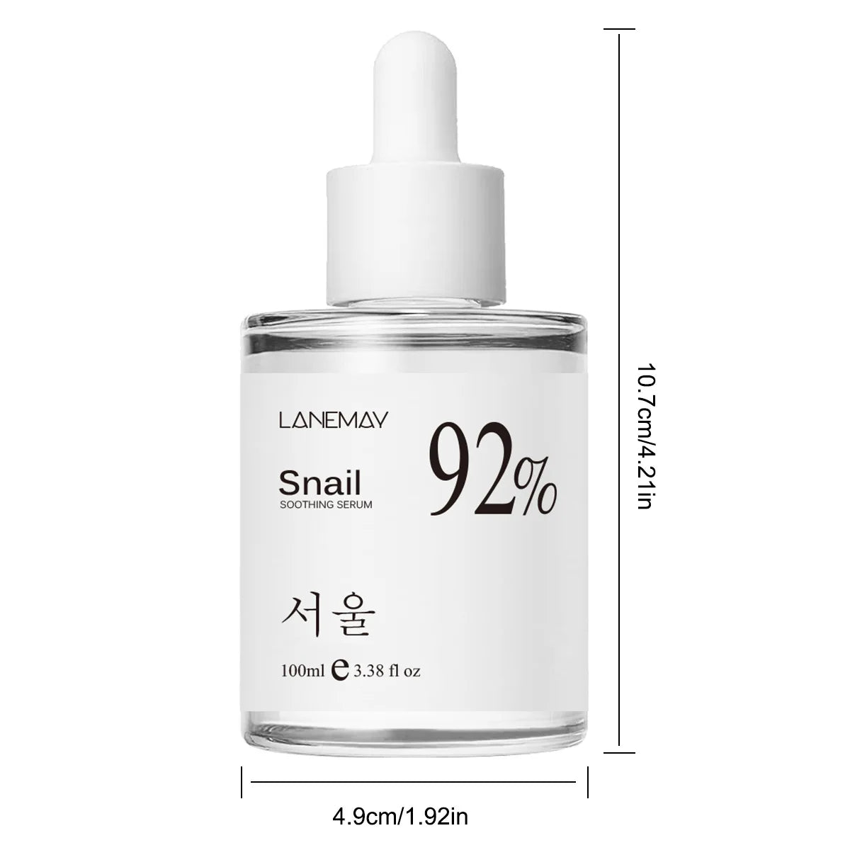 92% Snail Soothing Essence 100ml – Multi-Effect Hydrating & Moisturizing Face Serum