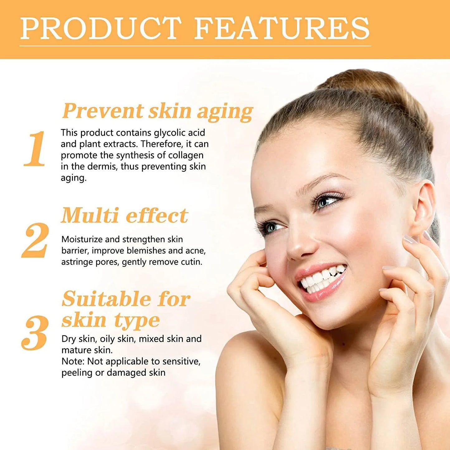 💧 Glycolic Acid 7% Toning Solution –Acne Removal, Deep Cleanse, Moisturize & Skin Repair!(100ml)
