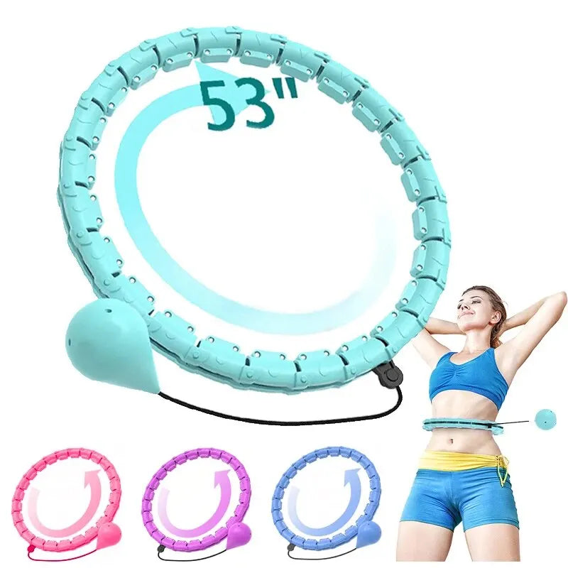Adjustable Weighted Smart Hoop - Full-Body Workout & Waist Slimming