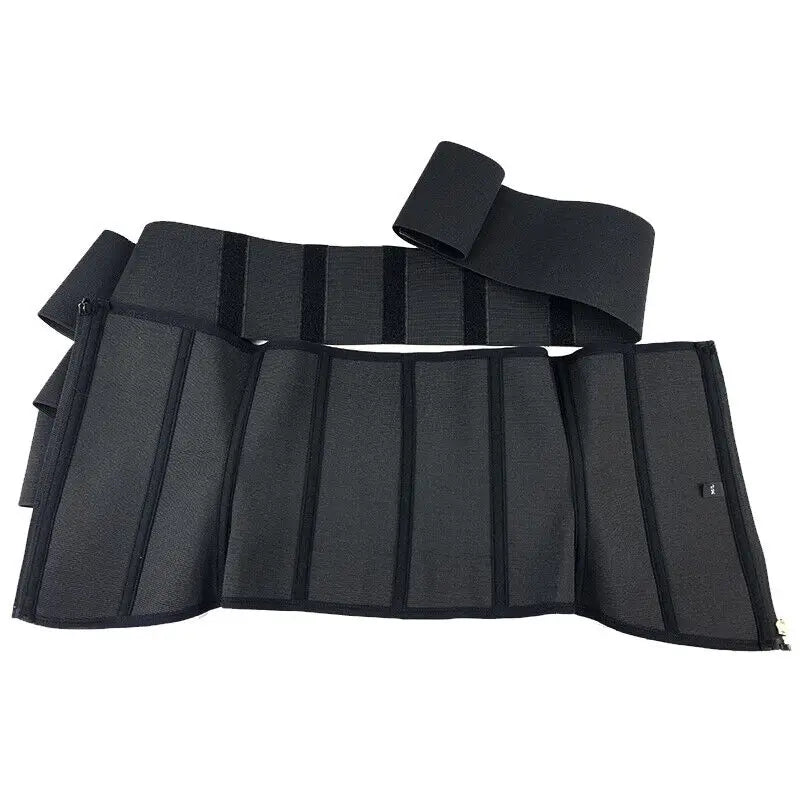 9 Steel Bones Waist Trainer – Snatch Me Up Wrap for Tummy Control & Slimming