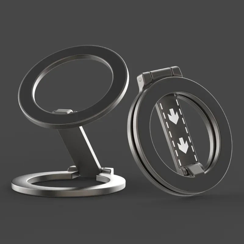 MagSafe Magnetic Phone Ring Stand – 360° Kickstand Grip for iPhone & Android
