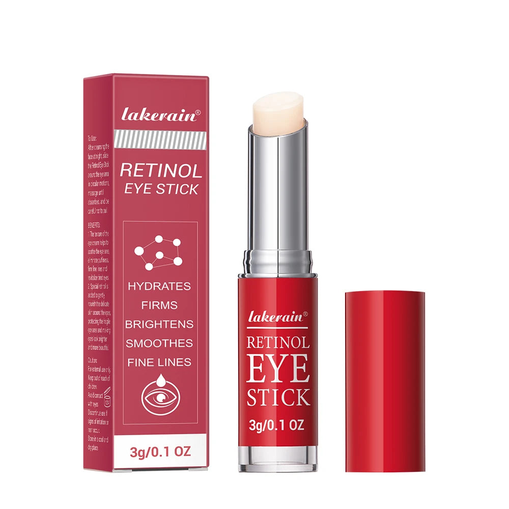 Lakerain Anti-Aging Retinol Eye Cream Stick – Anti-Wrinkle, Dark Circles & Eye Bag Removal