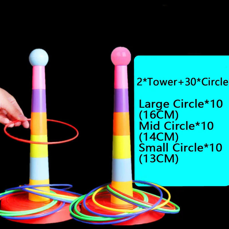 Throw Ring Stack Game – Fun Indoor & Outdoor Toy for Kids and Parents