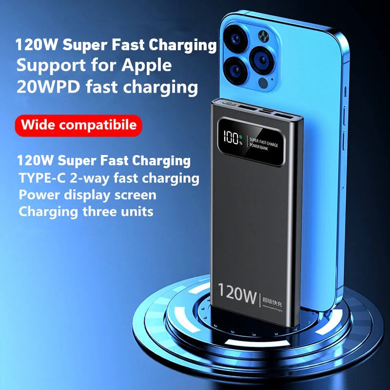 Xiaomi 200000mAh 120W Super Fast Charging Power Bank – Ultra High Capacity Portable Charger