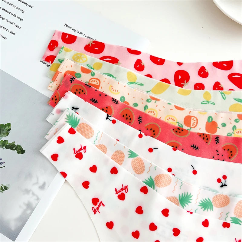 4Pcs Seamless Print Thongs Set – Ultra Soft & Sexy Comfort Fit Women’s Underwear
