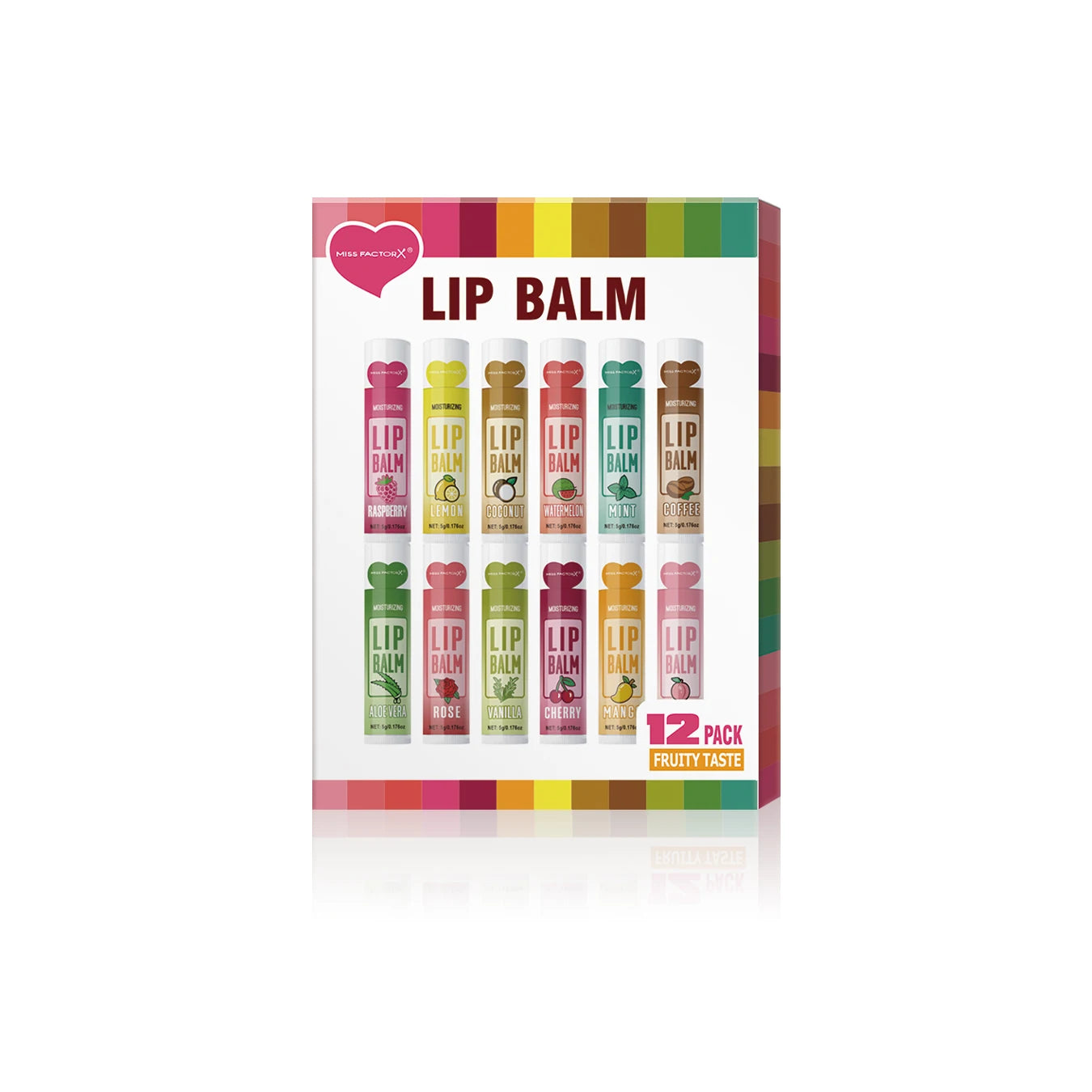 12PCS Lip Balm Gift Set – Deep Moisturizing & Long-Lasting Hydration