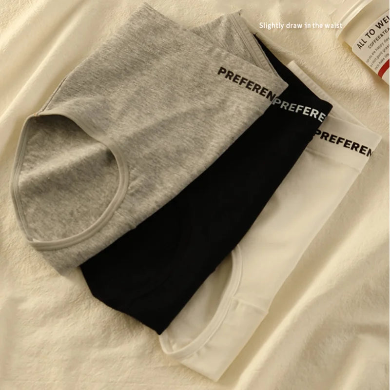 3PCS Set Women's High-Waist Cotton Panty – Soft, Breathable & Comfortable Underwear
