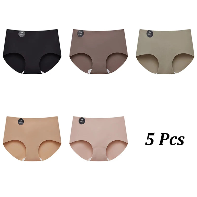 5PCS Set Invisible Seamless Panty – High Elastic, Ultra-Thin, Soft