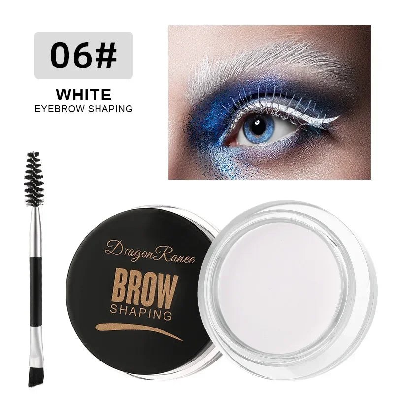 3D Natural Tint Eyebrow Cream Gel – Waterproof Matte Brow Gel for Long-Lasting Definition