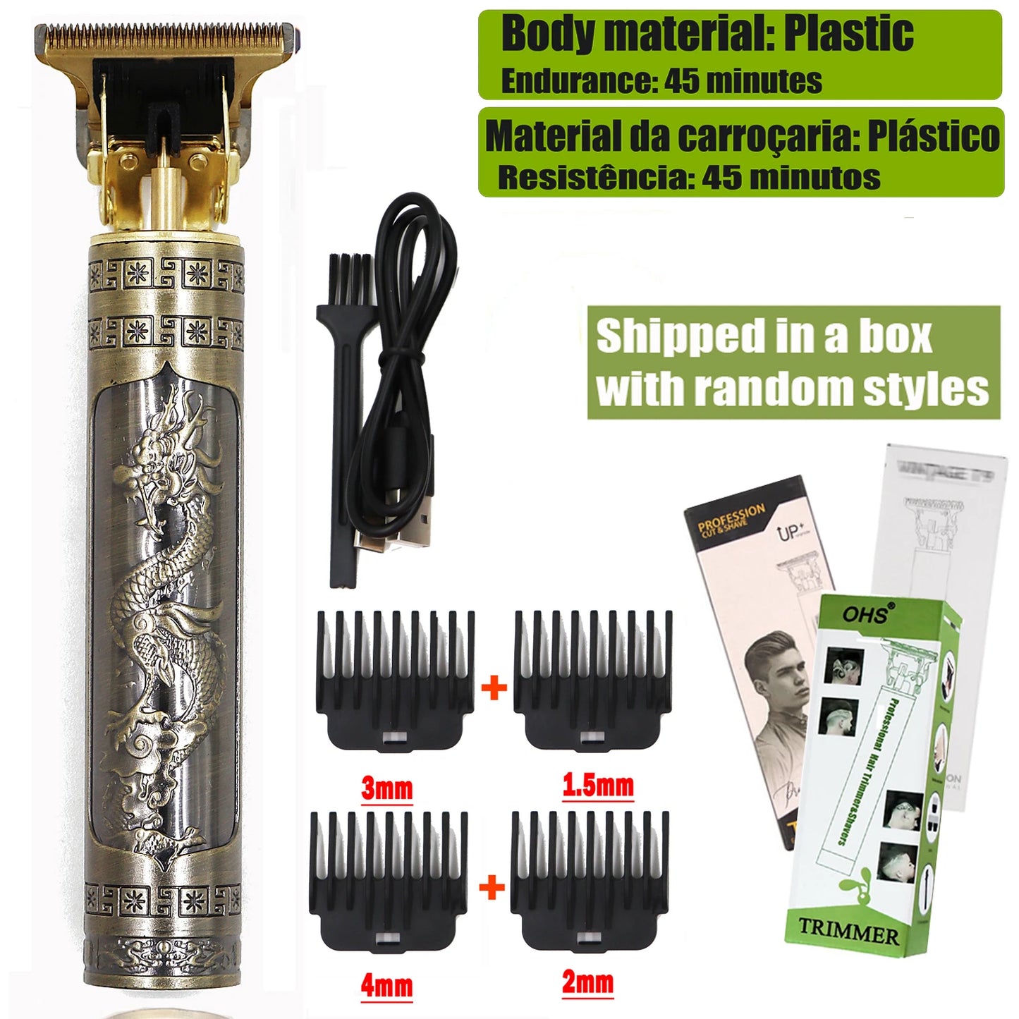 T9 Professional Men’s Hair Clipper Shaver – Precision Beard & Hair Trimmer