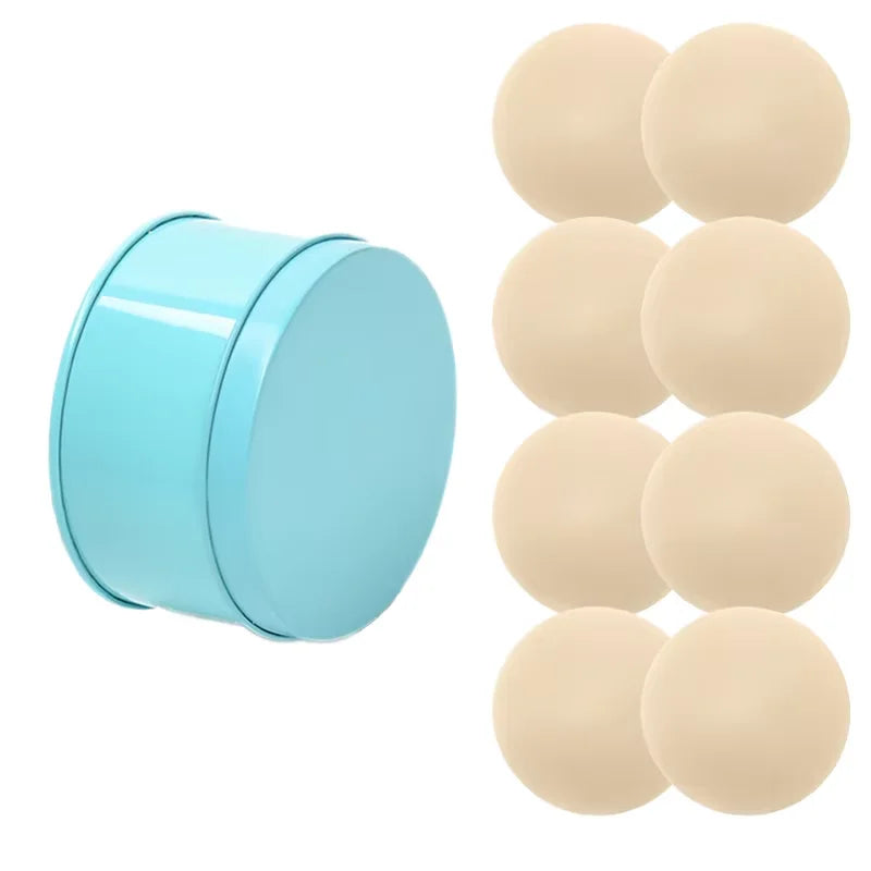 Nipple Cover -4 Pairs Ultra-Thin Sticky Adhesive Reusable Silicone Nipple Pasties With Box