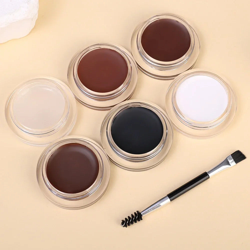 3D Natural Tint Eyebrow Cream Gel – Waterproof Matte Brow Gel for Long-Lasting Definition