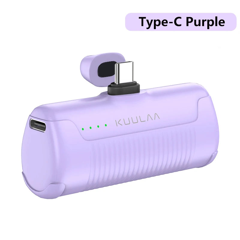 Portable Mini Power Bank 4500mAh – Compact Charger for iPhone 16 15 14 13 Pro Max & Android
