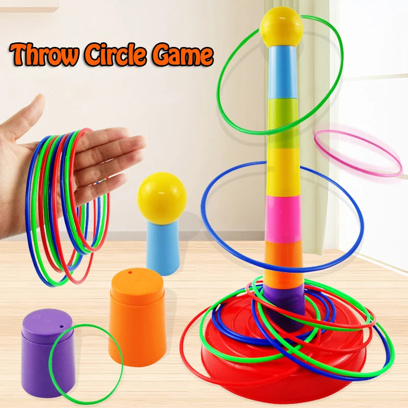 Throw Ring Stack Game – Fun Indoor & Outdoor Toy for Kids and Parents