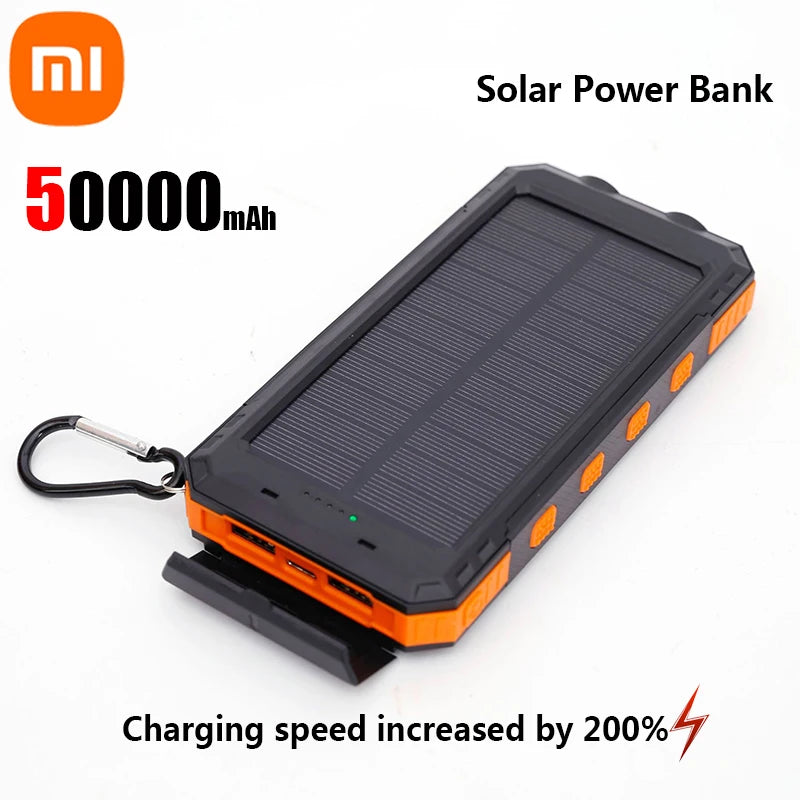 Xiaomi 200000mAh Solar Power Bank – Ultra High Capacity Fast Charging for iOS & Android