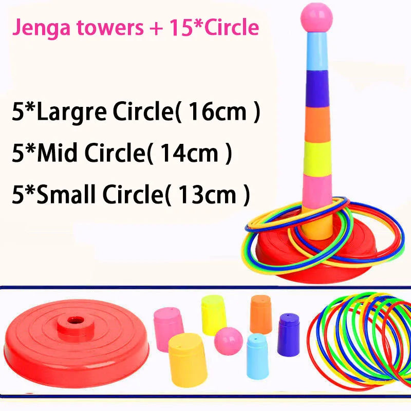Throw Ring Stack Game – Fun Indoor & Outdoor Toy for Kids and Parents
