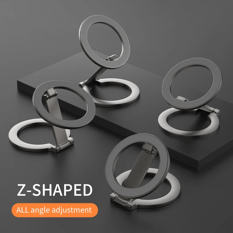 2-in-1 Foldable Magsafe Magnetic Phone Holder – Gym, Car & More!