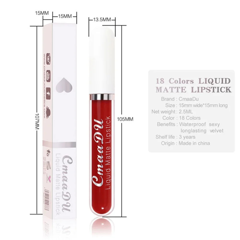 π Cmaa Du Matte Liquid Lipstick β No Smudge, No Fade!