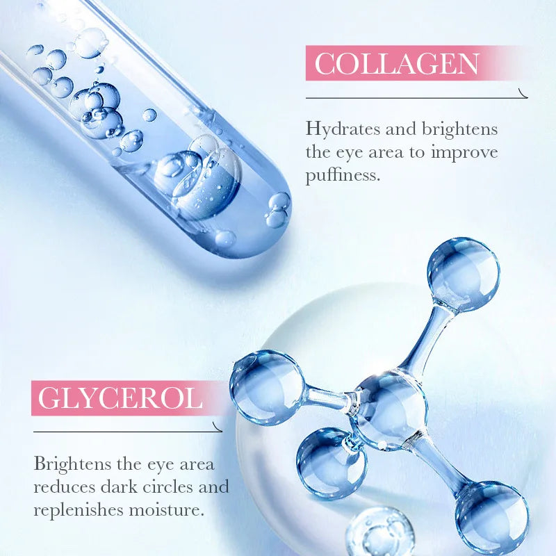 60pcs SADOER Sakura Collagen Eye Masks – Dark Circles, Puffiness & Eye Bags Removal