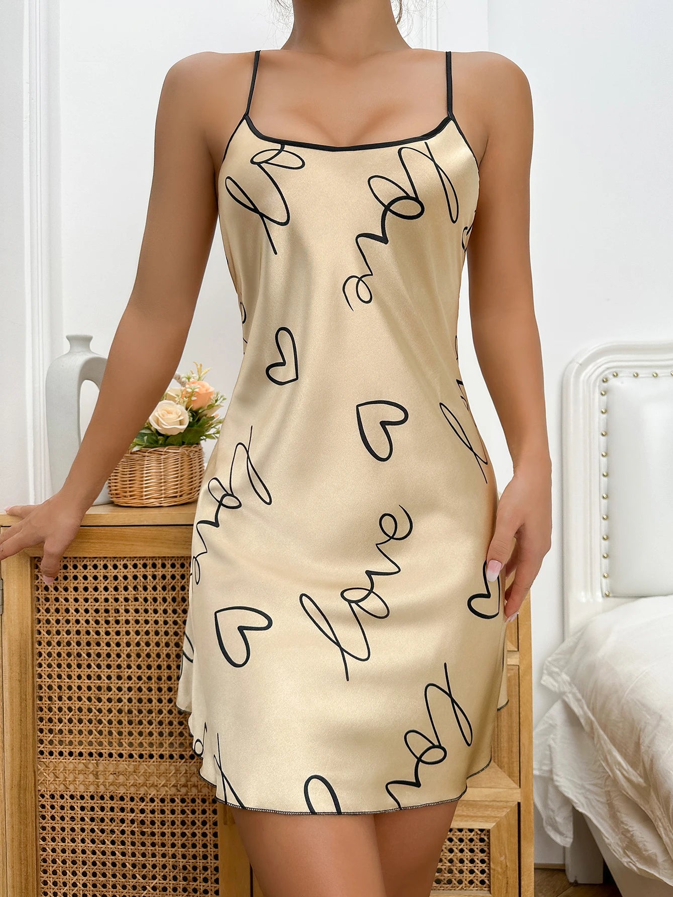 Sweetheart Dreams Spaghetti Strap Nightdress