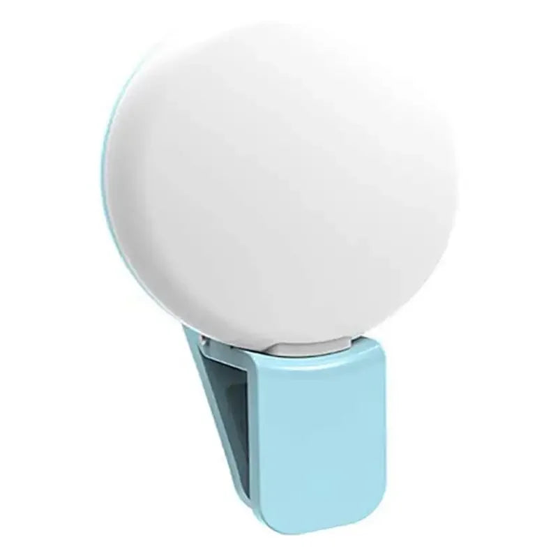 Mini Selfie Ring Light with Clip – 10 LED Beauty Flash for Perfect Shots