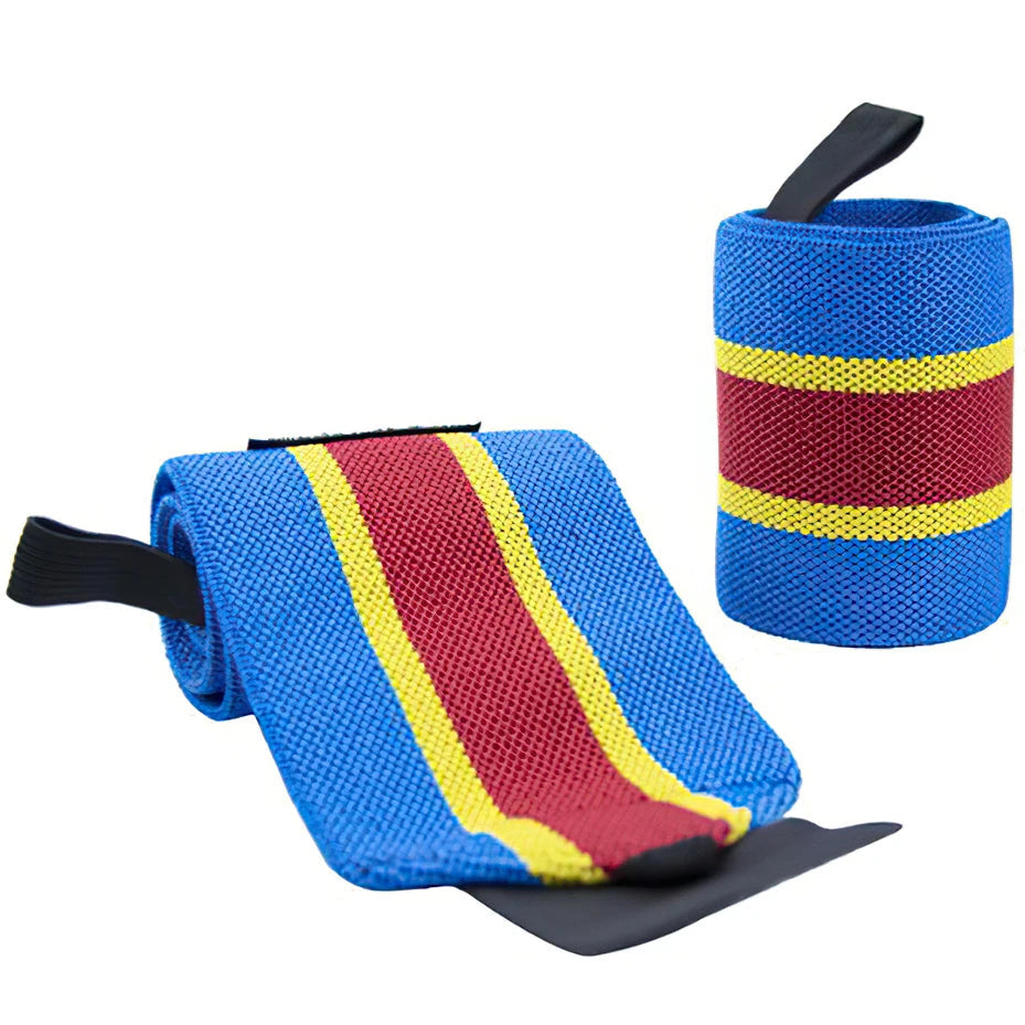 1 Pair Premium Wrist Support Brace Wraps – Extra Strength for Weightlifting & Gym Training