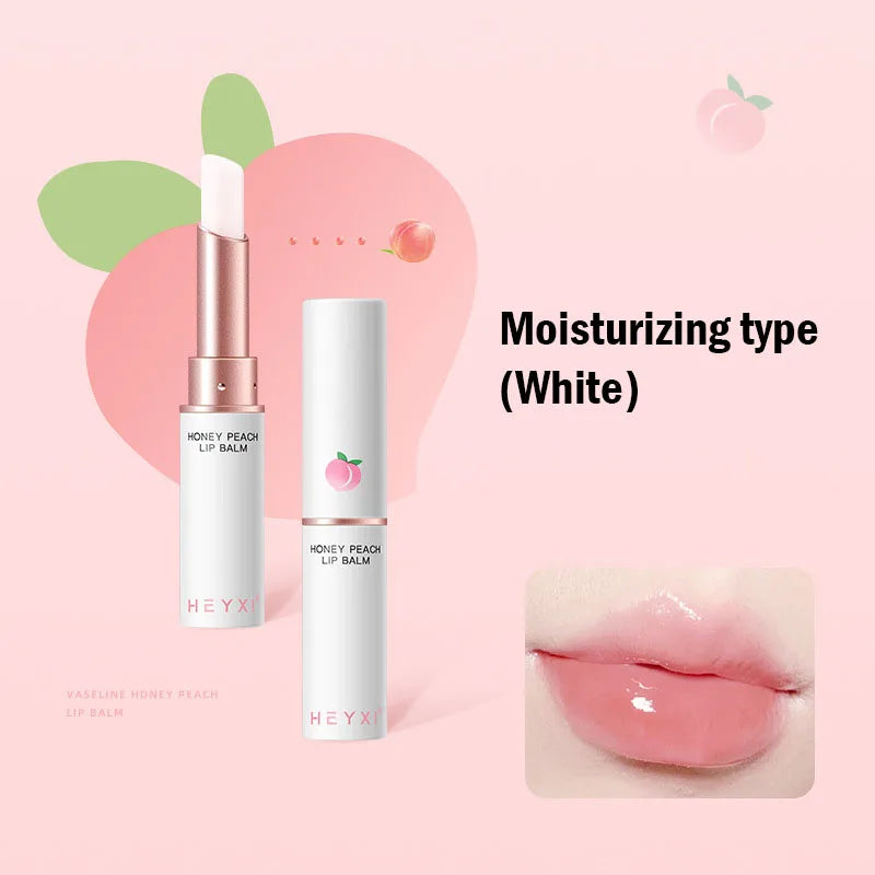 Honey Peach Lip Balm – Hydrating & Plumping Lip Care