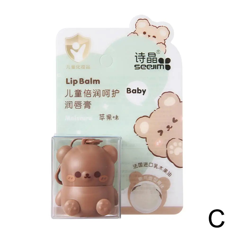 π» Cute Little Bear Fruity Lip Balm β Moisturizing & Nourishing for Kids! ππ