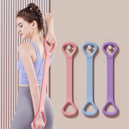 🔥 8-Shaped Resistance Band – Full-Body Home Workout Essential!