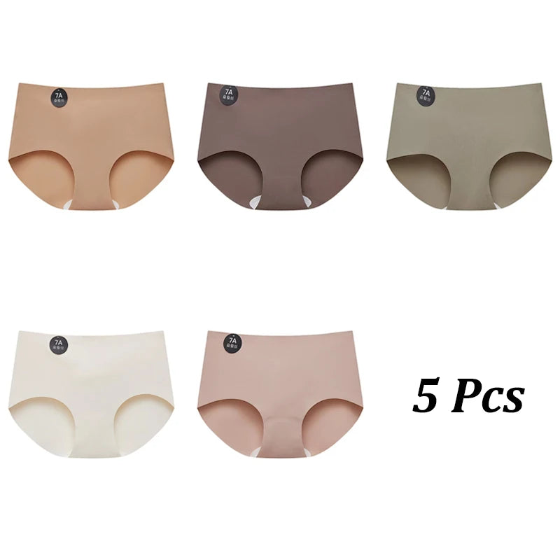 5PCS Set Invisible Seamless Panty – High Elastic, Ultra-Thin, Soft