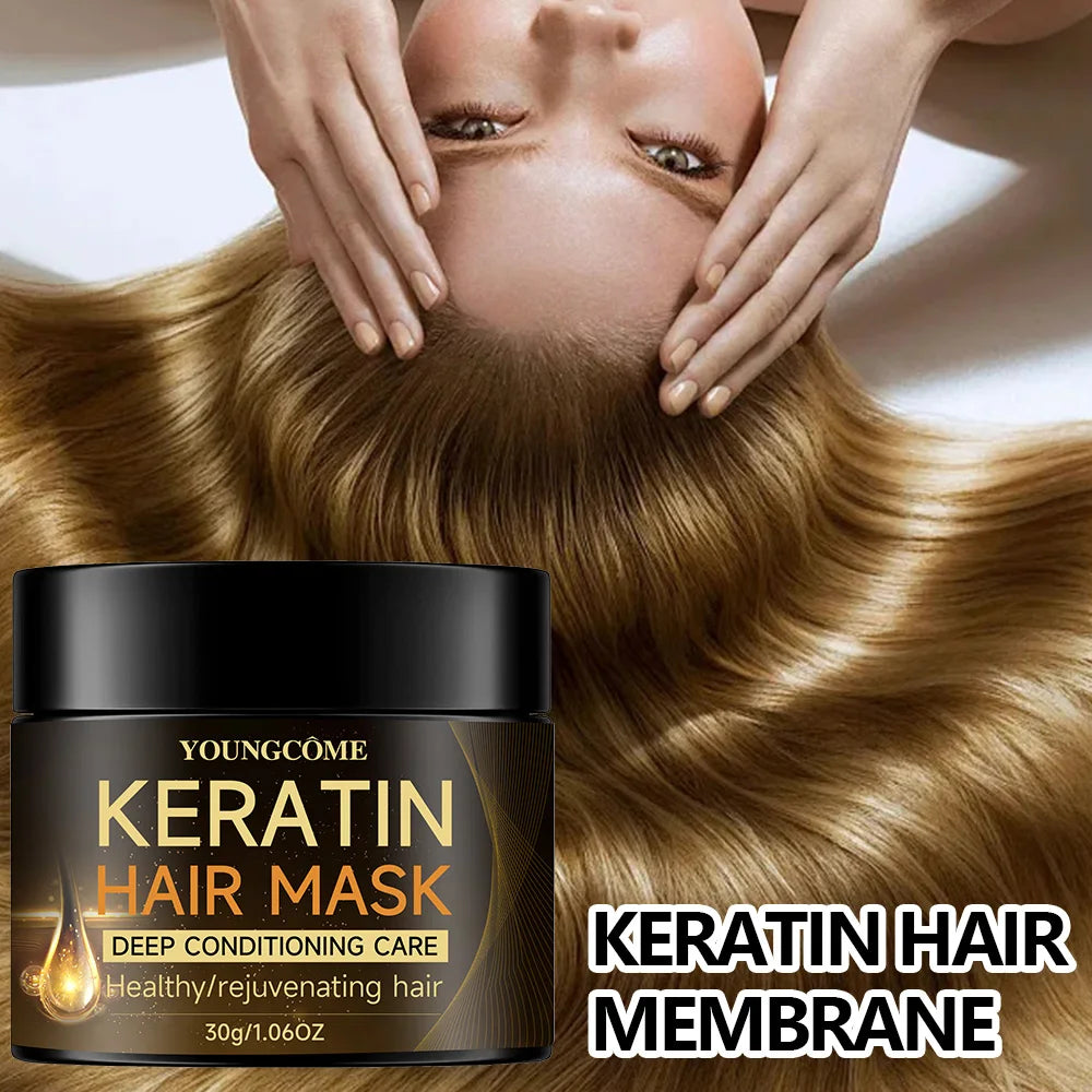 Keratin Hair Mask – Deep Nourishing & Repair for Damaged Hair