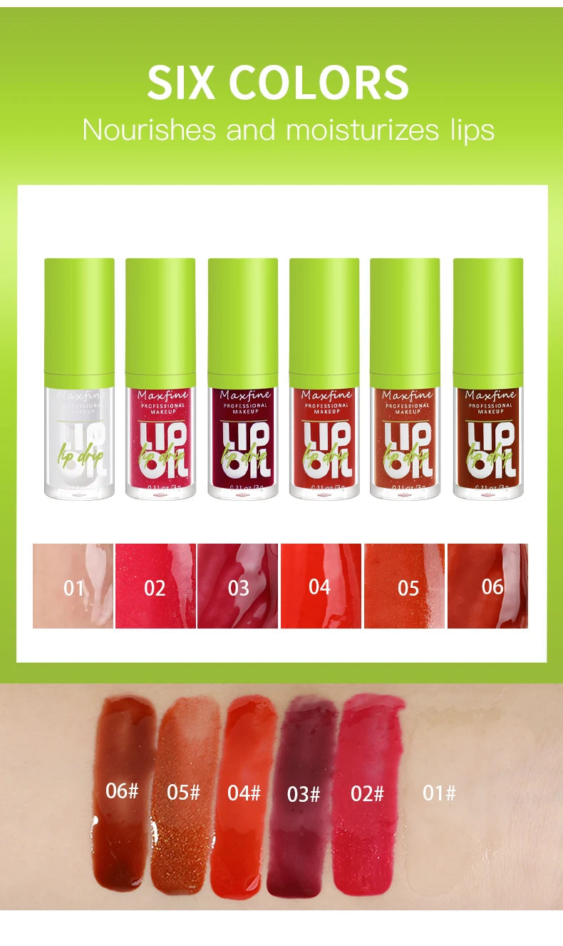 β¨ 6-Tone Moisturizing Luminous Lip Gloss β Hydrating & Natural Lip Enhancer