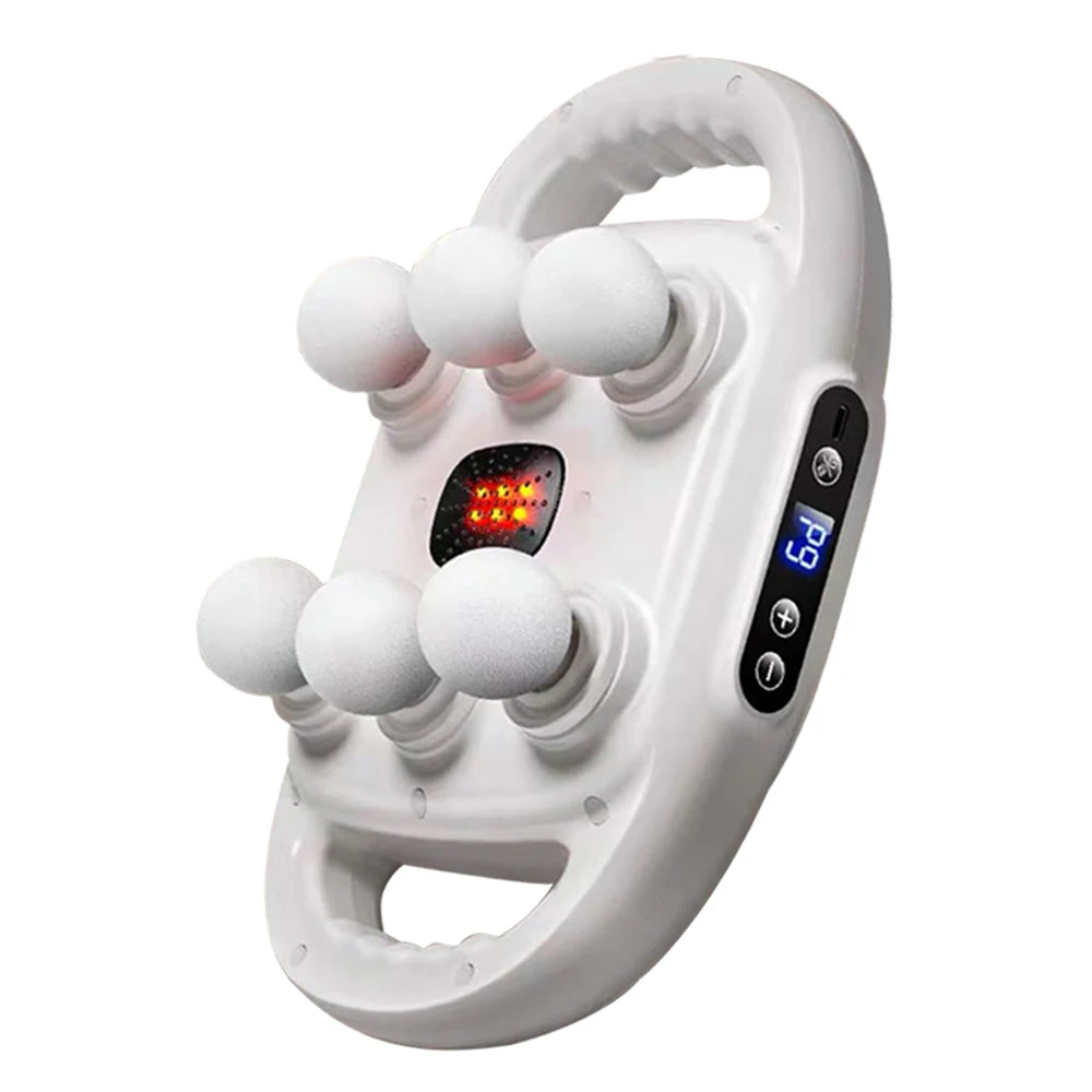 Fascia Gun Back Waist Muscle Massager - Muscle Relaxation & Pain Relief with Adjustable Speeds
