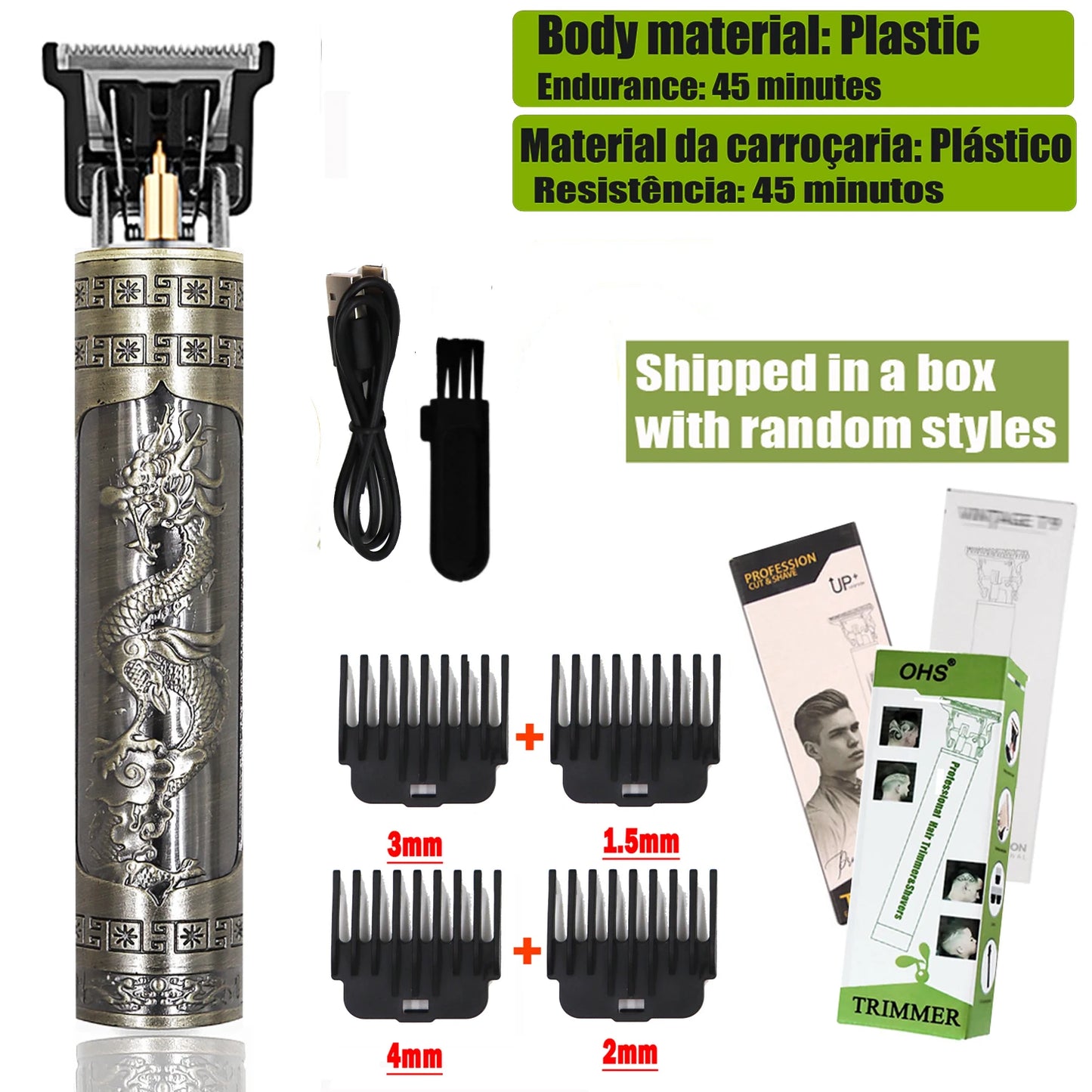 T9 Professional Men’s Hair Clipper Shaver – Precision Beard & Hair Trimmer