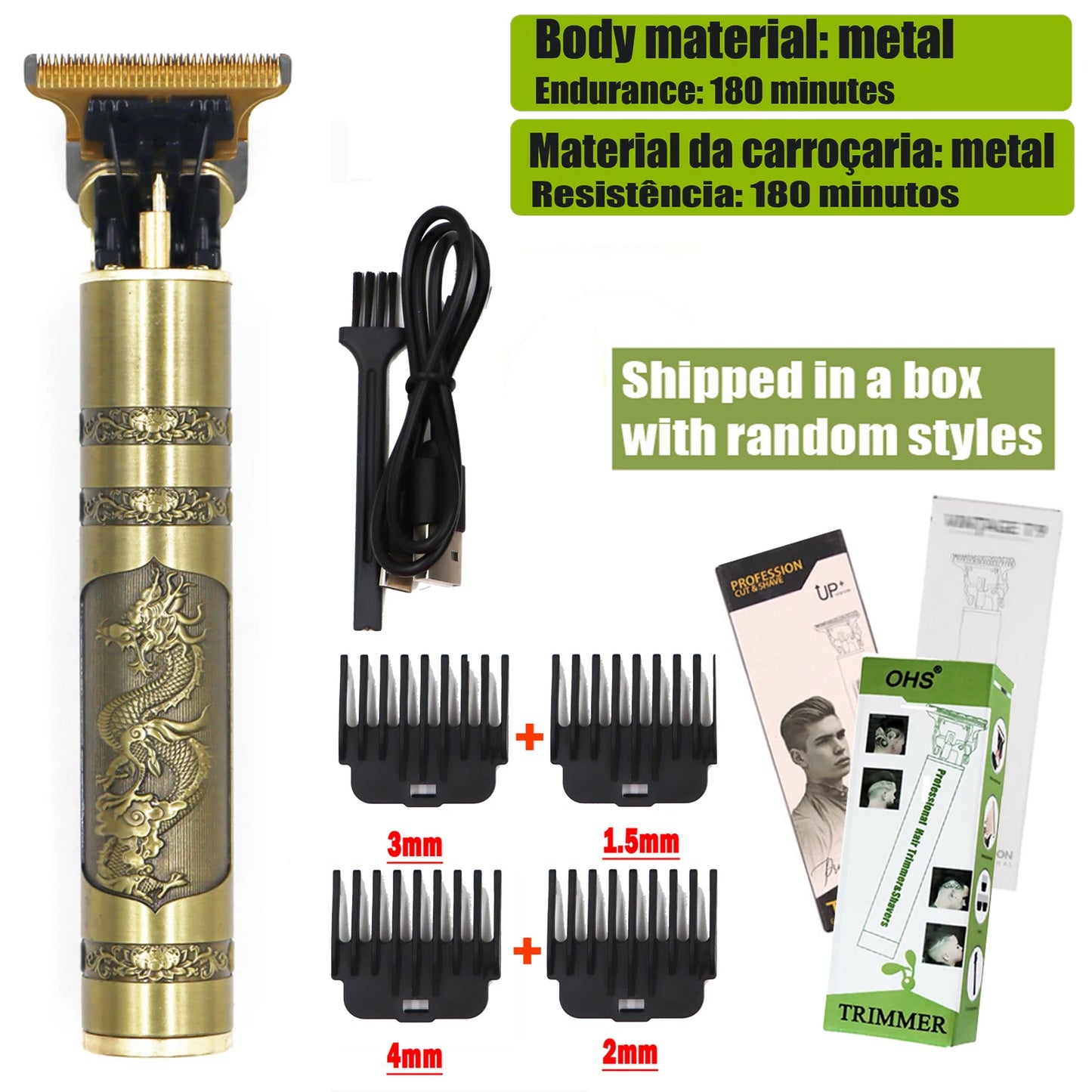 T9 Professional Men’s Hair Clipper Shaver – Precision Beard & Hair Trimmer